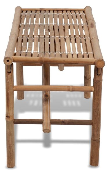 Összecsukható bambusz kerti pad 118 cm
