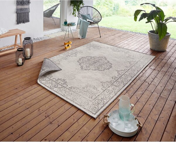 Cebu szürke-krémszínű kültéri szőnyeg,160 x 230 cm - NORTHRUGS