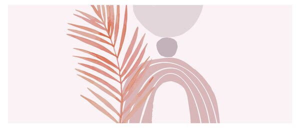 Kép - Lila minimalizmus N⁰1 (120x50 cm)