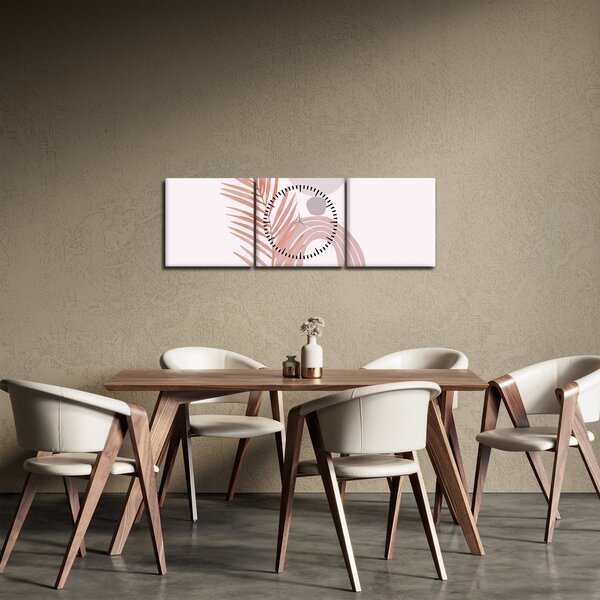 Kép - Lila minimalizmus N⁰1 (órával) (90x30 cm)