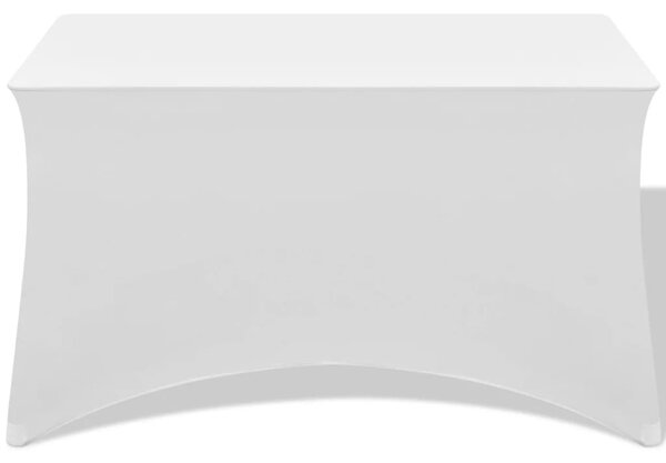 Sztreccs asztal védőhuzat 2 db 120x60,5x74 cm fehér