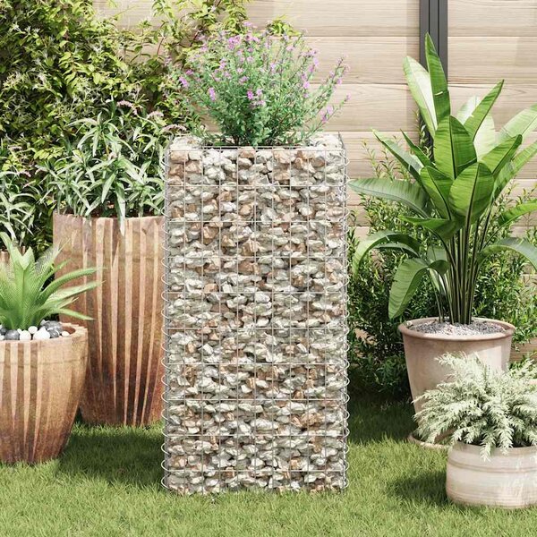 Acél gabion magaságyás 50 x 50 x 100 cm
