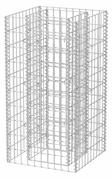 Acél gabion magaságyás 50 x 50 x 100 cm