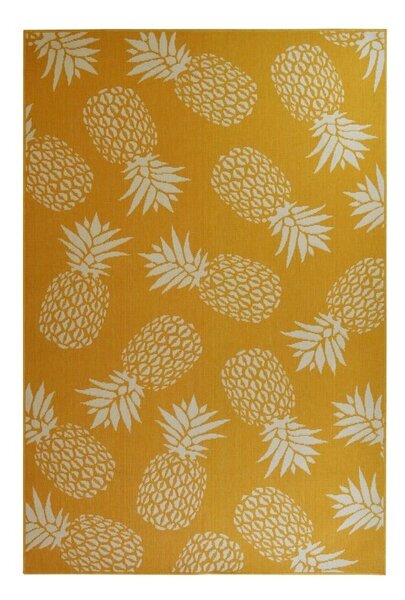 Ananas sárga kültéri szőnyeg, 133 x 190 cm - Floorita