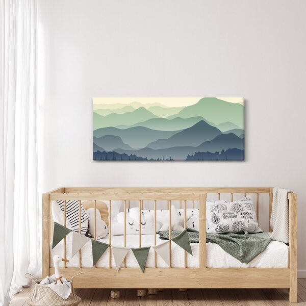 Kép - Forest Mountain (120x50 cm)