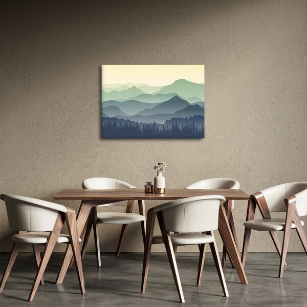 Kép - Forest Mountain (70x50 cm)
