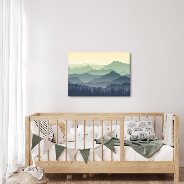 Kép - Forest Mountain (70x50 cm)