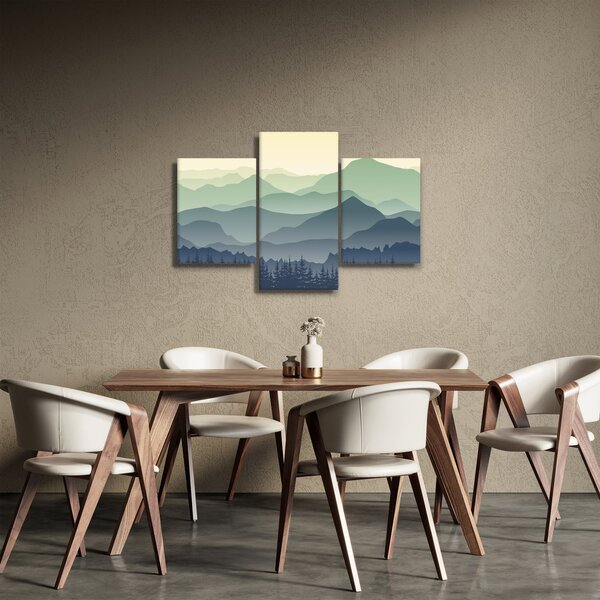 Kép - Forest Mountain (90x60 cm)