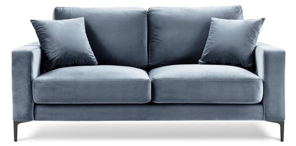Harmony világoskék bársony kanapé, 158 cm - Kooko Home
