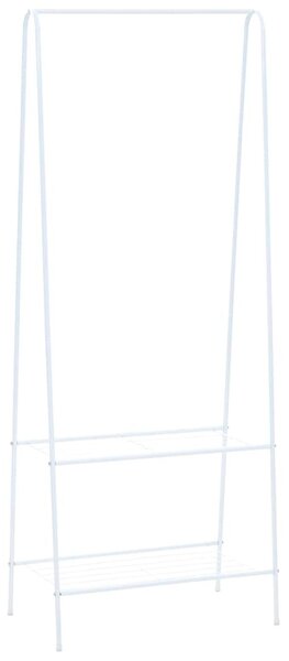 Fehér ruhatartó állvány 59 x 35 x 150 cm