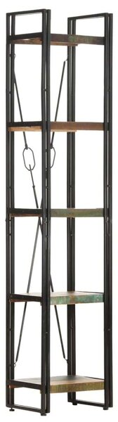 Ipari Fa Könyvespolc - 5 Polc - 40x30x180 cm