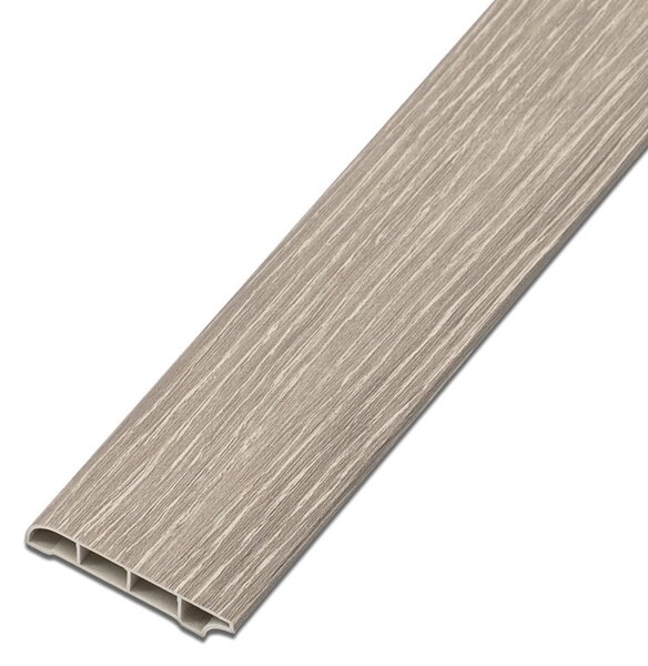 Vinyl SPC padlószegély Berben tölgy 2400x60x12 mm