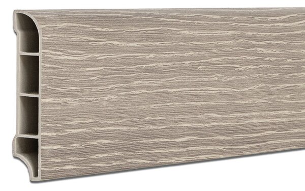 Vinyl SPC padlószegély Berben tölgy 2400x60x12 mm