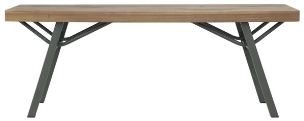 Tömör akácfa kerti pad 120 cm