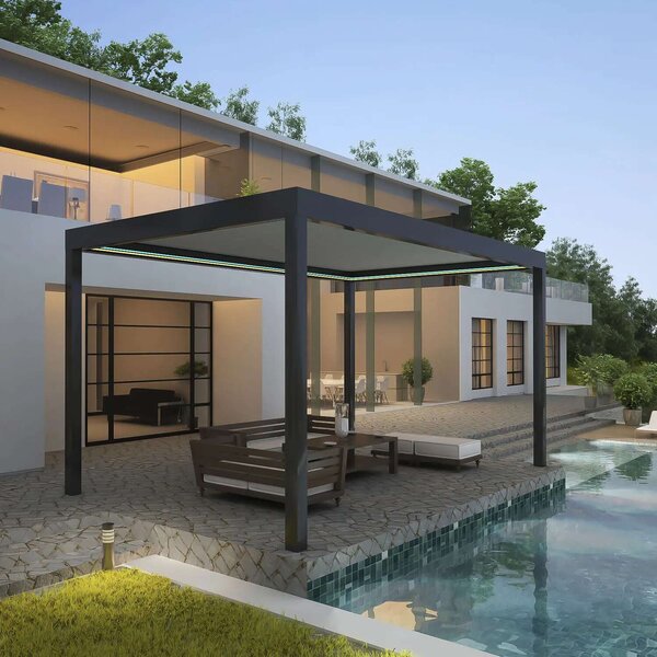Proda Bioklimatikus Pergola 3x4m, Antracit