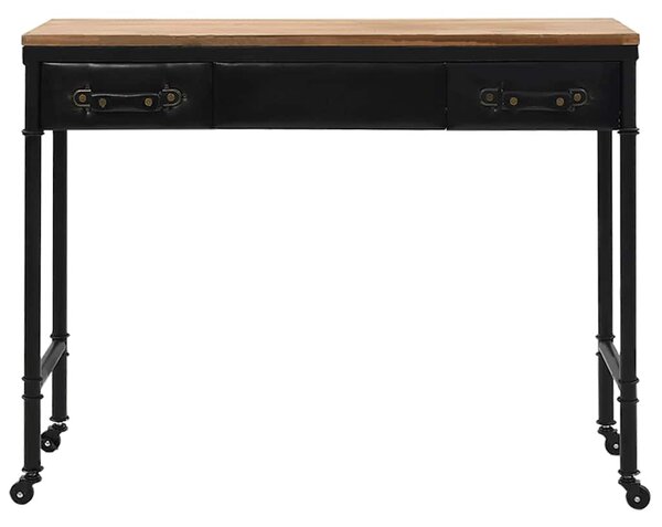 MDF és fenyő tálalóasztal 100 x 33,5 x 80 cm