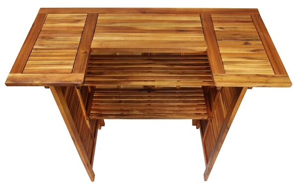 Tömör akácfa bárasztal 110 x 50 x 105 cm