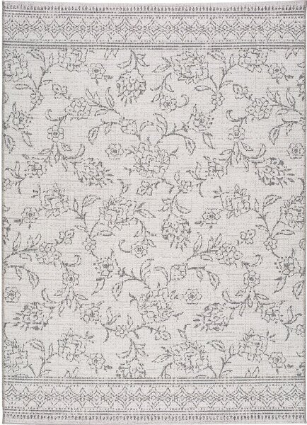 Weave Floral szürke kültéri szőnyeg, 77 x 150 cm - Universal