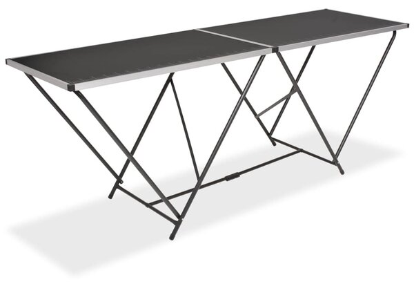 Összecsukható MDF/alumínium tapétázóasztal 200 x 60 x 78 cm