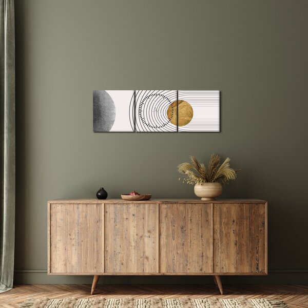Kép - Rusztikus boltívek N⁰1 (órával) (90x30 cm)