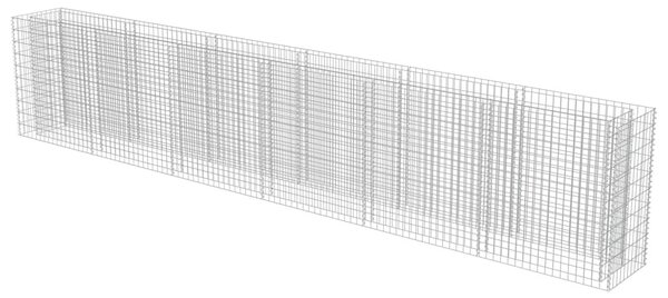 Horganyzott acél gabion magaságyás 540 x 50 x 100 cm