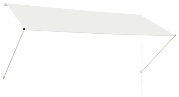 Feltekerhető krémszínű napellenző 300 x 150 cm