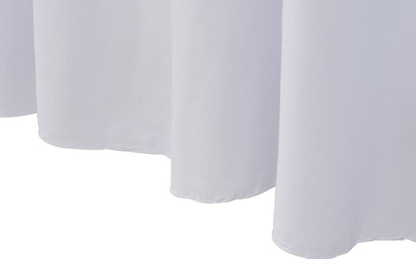 2 darab fehér sztreccs asztalszoknya 243 x 76 x 74 cm