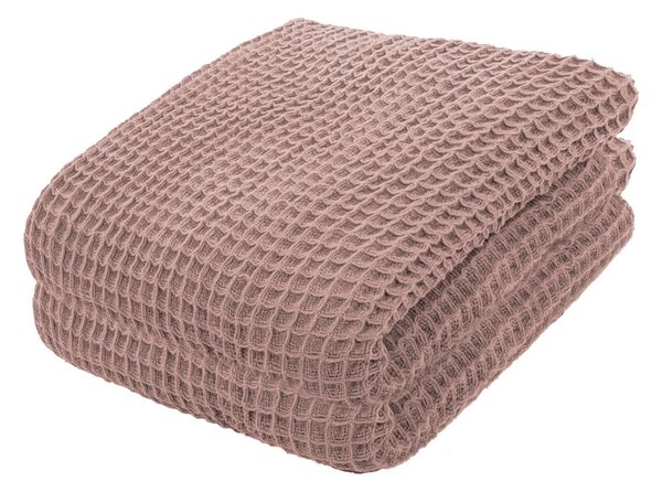 Rózsaszín pamut könnyű ágytakaró, 250 x 260 cm - Tiseco Home Studio