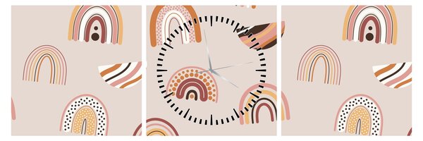Kép - Álomalkotások N⁰1 (órával) (90x30 cm)
