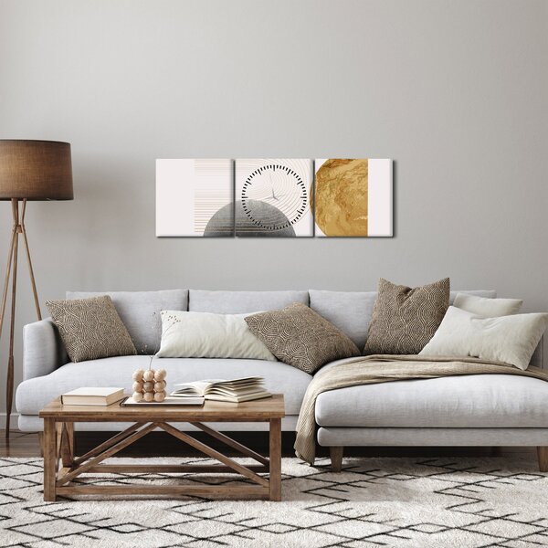 Kép - Rusztikus boltívek N⁰2 (órával) (90x30 cm)