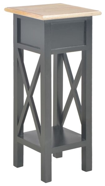 Fekete fa kisasztal 27 x 27 x 65,5 cm