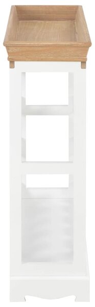 Fehér MDF borszekrény 70 x 22,5 x 70,5 cm