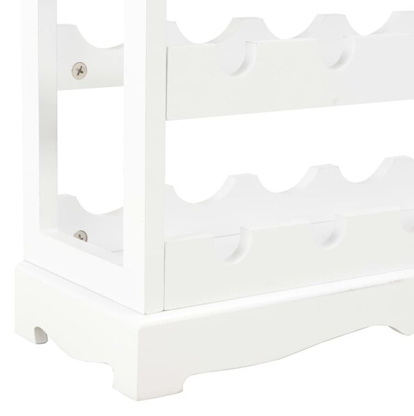 Fehér MDF borszekrény 70 x 22,5 x 70,5 cm