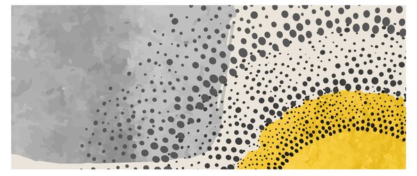 Kép - N⁰3 strand absztrakt festménye (120x50 cm)