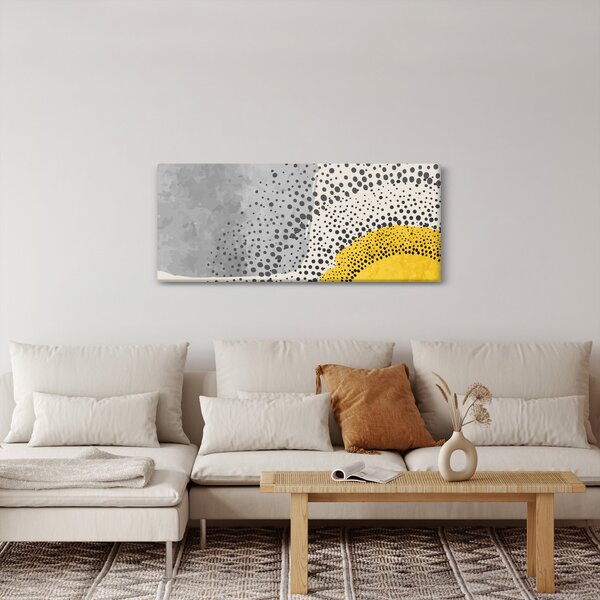 Kép - N⁰3 strand absztrakt festménye (120x50 cm)