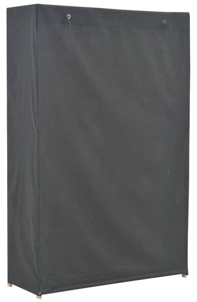 Szürke szövet ruhásszekrény 110 x 40 x 170 cm