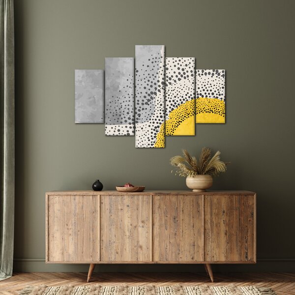 Kép - N⁰3 strand absztrakt festménye (150x105 cm)