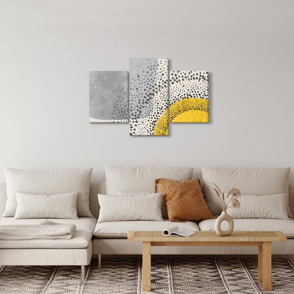 Kép - N⁰3 strand absztrakt festménye (90x60 cm)