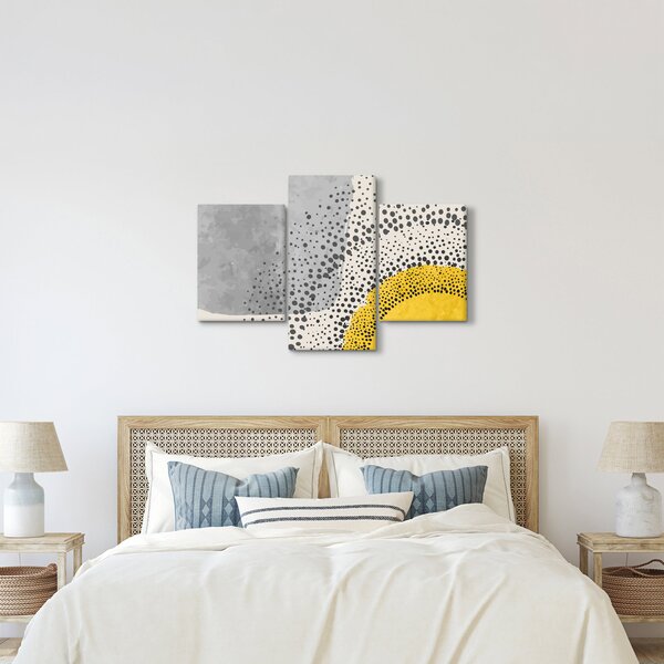 Kép - N⁰3 strand absztrakt festménye (90x60 cm)