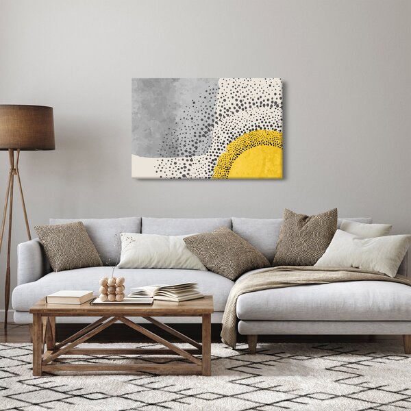 Kép - N⁰3 strand absztrakt festménye (90x60 cm)