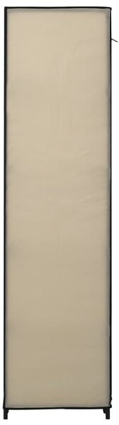 Krémszínű összecsukható szövet ruhásszekrény 110 x 45 x 175 cm