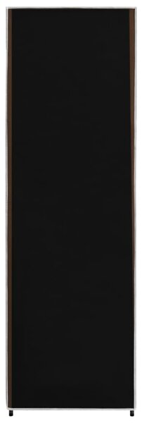 Fekete szövet ruhásszekrény 87 x 49 x 159 cm