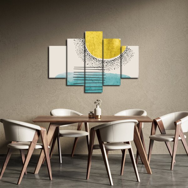 Kép - Absztrakt festmény a strandról N⁰2 (150x105 cm)