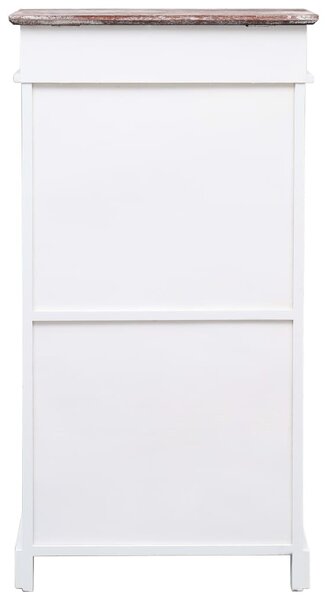 Barna császárfa cipőszekrény 50 x 28 x 98 cm