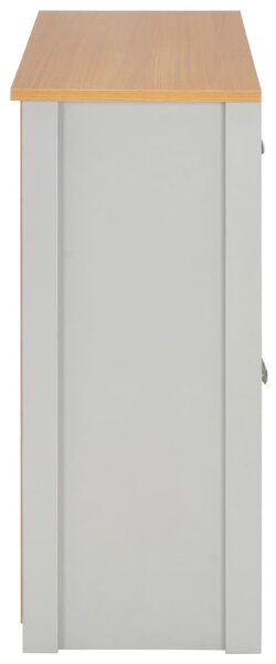 Szürke komód 112 x 35 x 81 cm
