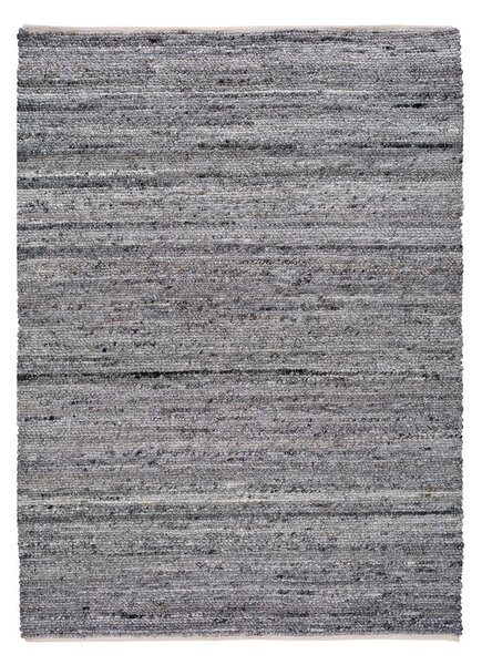 Cinder sötétszürke szőnyeg újrahasznosított műanyagból, 140 x 200 cm - Universal