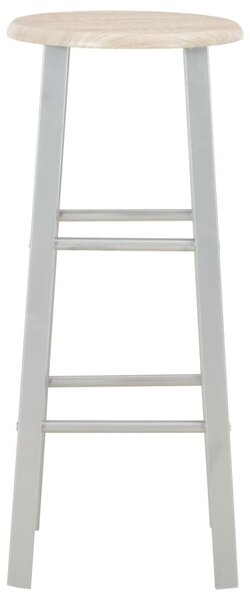 3 darabos fa és acél bárszett