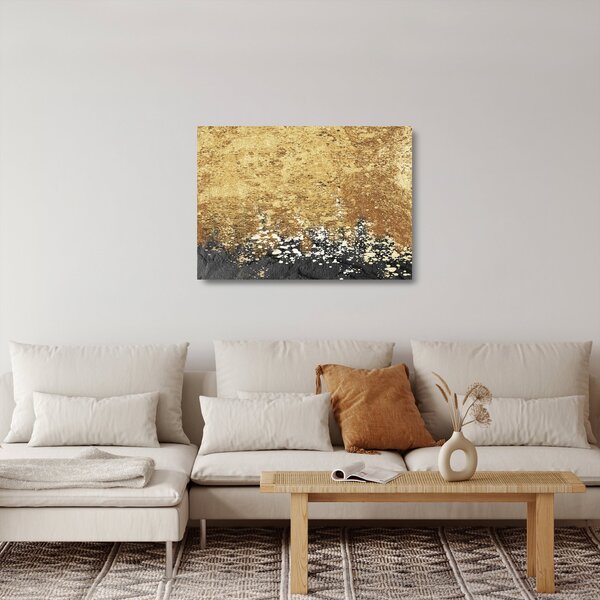 Üveg kép - Arany szerkezet N⁰3 (70x50 cm)