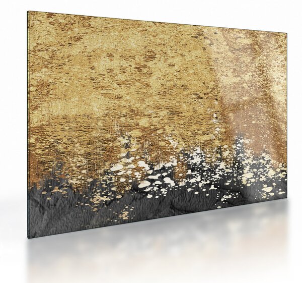 Üveg kép - Arany szerkezet N⁰3 (70x50 cm)