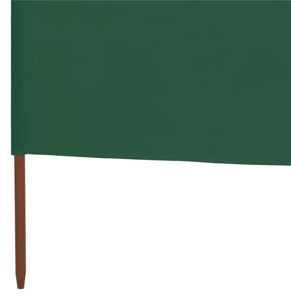 Zöld 9 paneles szövet szélfogó 1200 x 120 cm